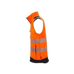 Chaleco Dany Orange Fluo en tejido Softshell-EAN 8033546410080 CHAQUETAS DE TRABAJO CHAQUETAS SOFTSHELL DE VERANO, 1: 30 - Product Image 4