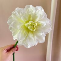Bunga Dahlia Sutra Buatan untuk Dekorasi Pernikahan, Tahun Baru, Natal & Pajangan Jendela/Pusat Perbelanjaan, Rangkaian Bunga, Perlengkapan Dekorasi