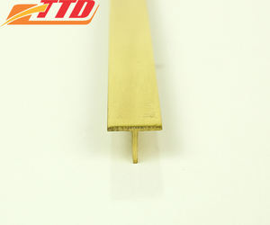 Embellecedor de suelo de latón moderno Thuan Thanh Dat, tiras de latón dorado antideslizantes duraderas, tecnología avanzada de alto brillo, satisfacción - Product Image 6