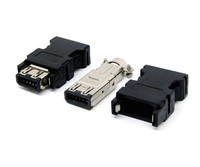 IEEE1394 6 pines hembra, 2 CN3 servidor CN2 CN3 conector de cabeza de codificador de 6 núcleos 54280-0800 para SERVO Delta Yaskawa