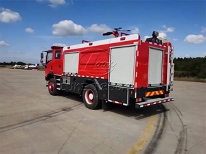 รถดับเพลิงป่าภูเขา4x4 4WD รถกู้ภัยไฟป่า5000ลิตรไตร-ริง - Product Image 2