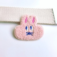 Adorables patchs brodés en feutre non tissé et PVC, thermocollants, à motifs de dessins animés, pour la décoration DIY de vêtements, sacs, chapeaux, etc.