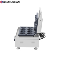 Nouvelle machine à beignets entièrement automatique XINZHUOLIAN, machine électrique miniature, acier inoxydable 304, revêtement antiadhésif, économie d'énergie