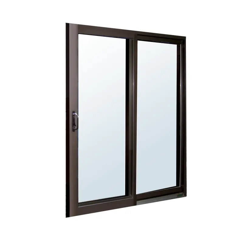 Pintu geser kaca tiga anti air, insulasi panas pintu geser Thermal Break Interior pintu geser untuk Villa