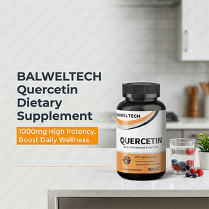 Capsules de Quercétine à Marque Blanche OEM 1000mg par Portion, Soutien Naturel Immunitaire et Cardiovasculaire, Complément Alimentaire - Product Image 3