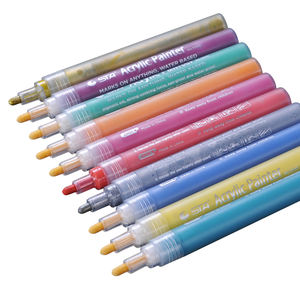 <span class=keywords><strong>STA</strong></span> 12/24/28/36/48 colores tazas impermeables rocas de vidrio funda para teléfono móvil pintura DIY rotuladores acrílicos permanentes para papel - Product Image 5