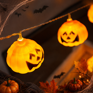 Nouvelles décorations d'Halloween en gros transfrontalières : guirlandes lumineuses LED, lumières colorées pour la Fête des Morts, lanternes citrouilles, lumières de fêtes - Product Image 3