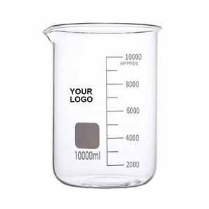 उच्च गुणवत्ता वाले कस्टम लोगो ग्लास रसायन विज्ञान बीकर 1000 मिली 2000 मिली 5000 एमएल <span class=keywords><strong>10000</strong></span> एमएल ग्लास बीकर - Product Image 1