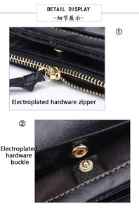 2023 gran oferta billetera elefante cuero genuino ahorro de dinero billetera de vapor de cuero real genuino tarjetero de regalo - Product Image 2