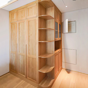 Preiswerter Massivholz-Kleiderschrank Direkt ab Werk in Modernem Design für Schlafzimmer- und Wohnzimmermöbel - Product Image 6