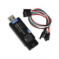 Módulo de comunicación USB a IC2 IIC/TTL, puerto serie UART 2 en 1, CH341G, programador de flash para puerto serie con 2 cables DuPont de 4 pines