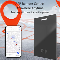 Mini Portefeuille Traceur de Cartes Anti-Perte avec Fonction de Recharge Sans Fil et Localisation en Temps Réel