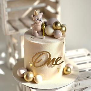 Topper per torta di compleanno di <span class=keywords><strong>un</strong></span> <span class=keywords><strong>anno</strong></span> in stile in stile per bambini - Product Image 5