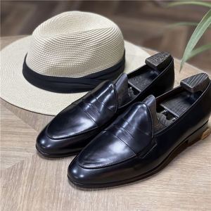 Mocassins britanniques de printemps pour hommes - Autres chaussures décontractées et habillées à bout carré, à lacets, pour affaires, antidérapantes, légères et respirantes - Product Image 4