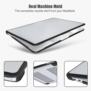 Copertina trasparente opaca <span class=keywords><strong>per</strong></span> <span class=keywords><strong>Macbook</strong></span> Case <span class=keywords><strong>Macbook</strong></span> Air Case <span class=keywords><strong>Macbook</strong></span> <span class=keywords><strong>Pro</strong></span> custodia 13 14 15 16 pollici M1 M2 M3 M4 - Product Image 5