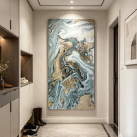 Panel de Pared de PVC Ecológico de 3 mm con Revestimiento UV, Lámina de Mármol, Moderno, para Sala de Estar, Apartamento, Impermeable, para Interiores