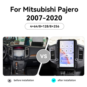ZWNAV Écran 14,5 pouces Android 15 Autoradio multimédia avec navigation GPS pour Mitsubishi Pajero 2007-2020 WiFi 4G CarPlay 8 cœurs - Product Image 2