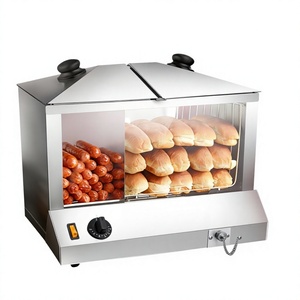 2026 Chauffe-Plats en Acier Inoxydable avec Affichage, Machine de Cuisine Professionnelle pour la Cuisson, Chauffe-Plats pour Hot-Dogs avec Fonction de Chauffage du Pain - Product Image 1