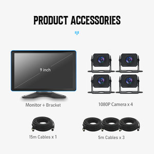 Sistema de Cámara para Camiones al por Mayor, MDVR Offline, Sistema de Asistencia de Marcha Atrás para Coche con Pantalla - Product Image 6