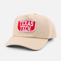 Gorra de Béisbol de Lona de 5 Paneles con Logotipo Bordado Personalizado, Estilo Vintage, Sin Estructura, para Marcas de Ropa Urbana, Venta al Por Mayor del Fabricante