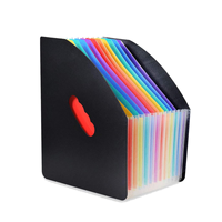 Classement professionnel personnalisé Sac de classement extensible en plastique portable Doublure d'expansion transparente Serre-livres design PP à la mode