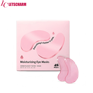 LS012 OEM/ODM Private Label Pink <strong>Eye</strong> Patches - 24 Pairs Collagen &amp; <strong>HA</strong> for Dark Circles Puffiness - Product Image 3