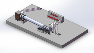 Séchoir rotatif pour sciure de bois Équipement de séchage industriel pour biomasse Séchoir à tambour rotatif pour compost de fumier - Product Image 6