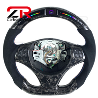 Volant en fibre de carbone forgé LED RPM pour BMW E90 E91 E92 E93 M3 328i 330i 335d 135i E81 E82 E87 E88 E70 2003-2012