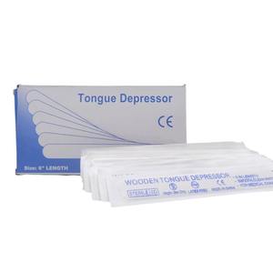 Nouvel équipement de réadaptation de clé d'abaisse-langue d'attelle de doigt en bois emballé individuellement jetable d'exportation - Product Image 1