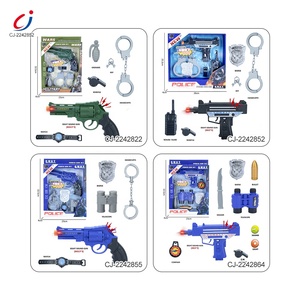 Chengji gioco per bambini giocattolo <span class=keywords><strong>polizia</strong></span> Walkie Talkie strumento simulato per finta tuta da gioco giocattoli gioco della <span class=keywords><strong>polizia</strong></span> Set con la pistola - Product Image 6