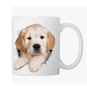 Etiqueta privada 11oz Cerámica Dibujos animados Lindo Perro <span class=keywords><strong>Cachorro</strong></span> Mascota <span class=keywords><strong>Bulldog</strong></span> francés Perro Café Leche Espresso Taza de té Taza Animal - Product Image 2