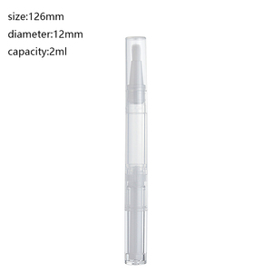 Stylo cosmétique pour huile à cuticules, tube en plastique, applicateur de maquillage, tubes éponge, stylos pinceaux de maquillage surligneurs OEM - Product Image 4