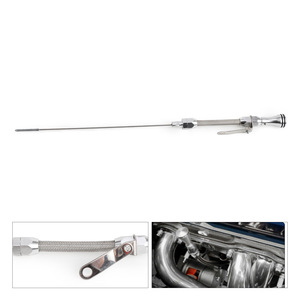 Cnspeed Chevrolet Sbc Oil Dipstick 305 327 350 383 400 เกจวัดระดับน้ำมันสแตนเลสสำหรับตรวจสอบน้ำมันเครื่องยนต์ - Product Image 2