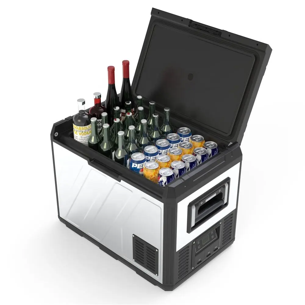 Antuncle 50L metallo freezer auto frigorifero scatola di raffreddamento per auto 12v portatile offroad accessori