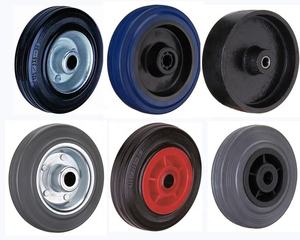 Langlebige kunden spezifische Gummi/TPR/Nylon Rueda de Kunststoff Rot 2 3 4 Zoll Kunststoff räder - Product Image 6