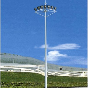 เสาไฟฟลัดไลท์ LED สนามกีฬา10ม. 12ม. 15ม. 18ม. 20ม. 25ม. 30ม. 18เมตรเสาไฟสูง