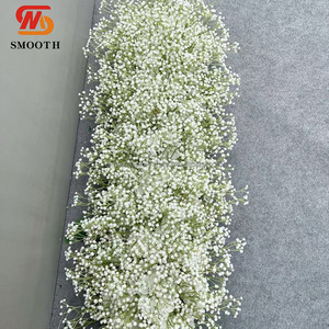 Flores de cuerno de arco de boda blancas y verdes de gran oferta suave para decoración del hogar del banquete de boda - Product Image 2