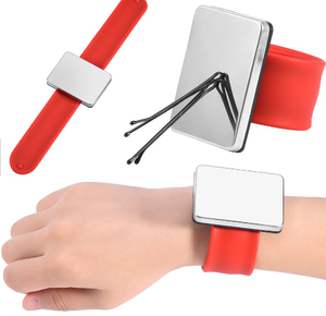 Logo personnalisé pour la couture de pinces à cheveux pince à cheveux bracelet magnétique bracelet de poignet bracelet en silicone pour la <span class=keywords><strong>coiffure</strong></span> - Product Image 1