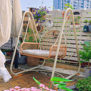 Helicóptero exterior Interior <span class=keywords><strong>comprar</strong></span> precios Babi Muebles de Jardín Columpio de mimbre, vaina colgante de mimbre huevo silla <span class=keywords><strong>hamaca</strong></span>/ - Product Image 3