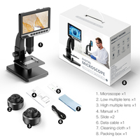 ANESOK315 12MP 2000X Digital Microscope Camera Stereo Binocular Desktop Microscope Video Recorder