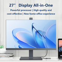 Factory Price 27 Inch Business Computer I3 All in One PC Monoblock Desktop with DDR4 RAM SSD Storage