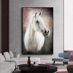 Cuadros décor moderne Animal <span class=keywords><strong>noir</strong></span> <span class=keywords><strong>blanc</strong></span> <span class=keywords><strong>cheval</strong></span> affiches imprime photos grand <span class=keywords><strong>cheval</strong></span> art peinture murale toile - Product Image 6