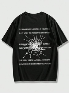 T-shirts à slogan pour hommes, personnalisables directement de l'usine aux écoles.F10 - Product Image 2