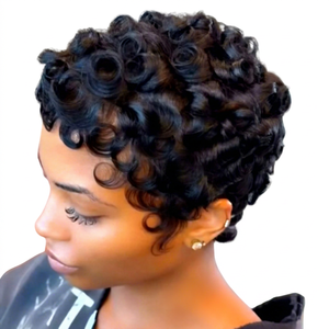 Promotion Letsfly Cheap Wholesales 7$ Full machine <b>Wigs</b> Short Pixie Cut <b>Wigs</b> Natural Human Hair 613# Cheap <b>Wigs</b> <b>Grey</b> - Product Image 1