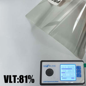 KAX 80% VLT Nano ceramica pellicola per vetri Anti UV anteriore auto solare parabrezza posteriore, luce trasparente pellicola giallastra - Product Image 1