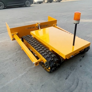 Petit <span class=keywords><strong>bulldozer</strong></span> chenillé tout-terrain télécommandé spécial pour les terres agricoles, pousseur de fumier - Product Image 1