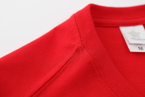 Chất Lượng Cao Cotton Người Đàn Ông Của O-Cổ T-Shirt Tùy Chỉnh In Trống Nặng Dệt Kim T-Shirt Giản Dị Rắn Mô Hình Thiết Kế - Product Image 5