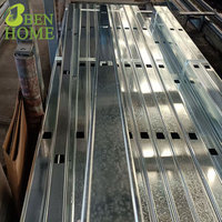 Cadre mural métallique flexible et polyvalent, panneau et montant métalliques pour cloison de bureau