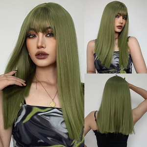 Parrucca Afro Lunga Ondulata con Radici Scure in <span class=keywords><strong>Capelli</strong></span> Remy, Colore <span class=keywords><strong>Castano</strong></span> Rossastro, Molto Richiesta in Europa, America e Africa # <span class=keywords><strong>Capelli</strong></span> Umani in 33 Colori con Frangia - Product Image 5