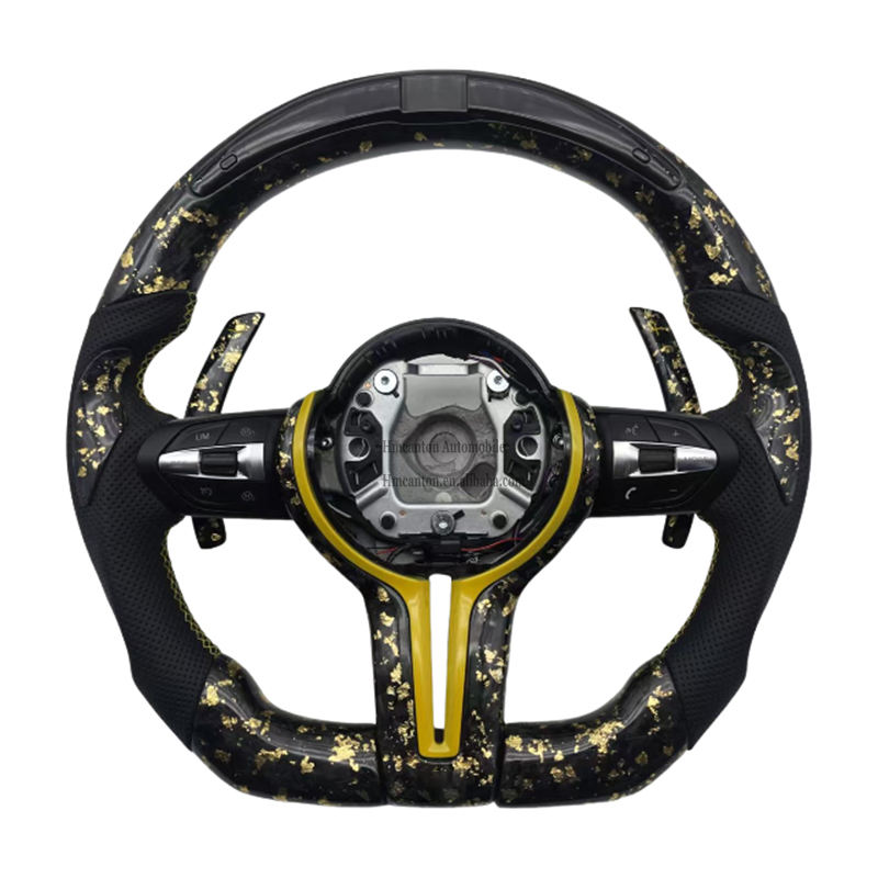 f10 Forged Carbon+หนัง+LED+ไม้พาย+ด้ามจับคาร์บอน